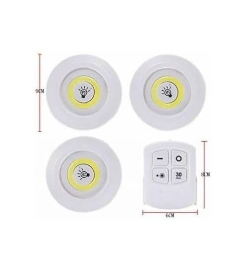 Kit de 3 Luces LED con Control Remoto
