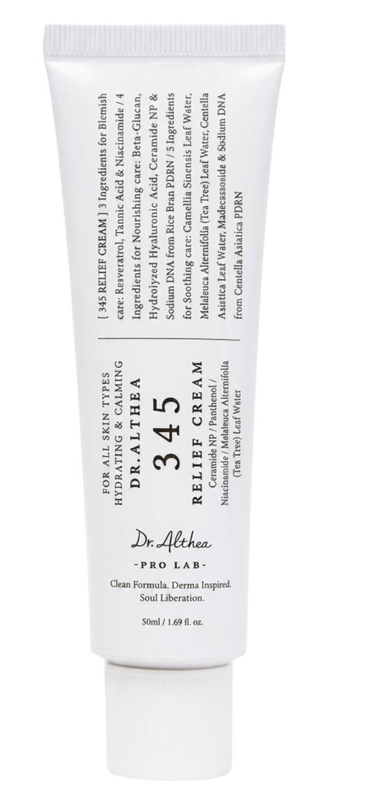 345 Relief Cream – Piel Hidratada, Suave y Equilibrada